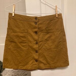 Old Navy High Waisted Button Up Skirt